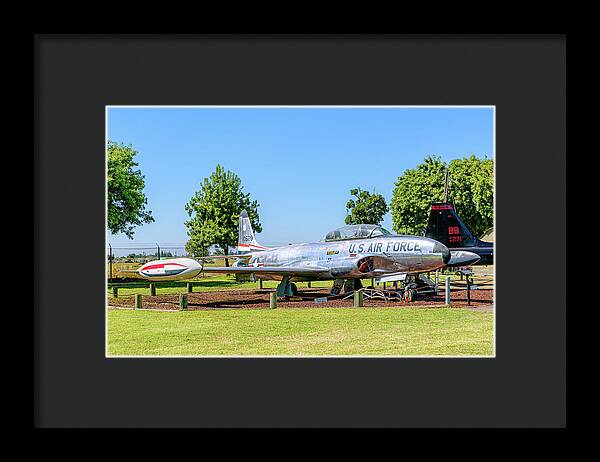 Castle Air Force Base Plane Displayed 11 - Framed Print