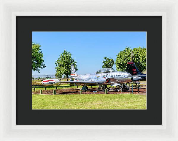 Castle Air Force Base Plane Displayed 11 - Framed Print