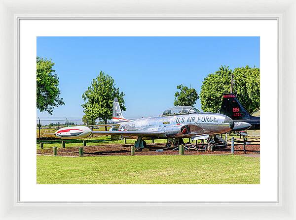 Castle Air Force Base Plane Displayed 11 - Framed Print