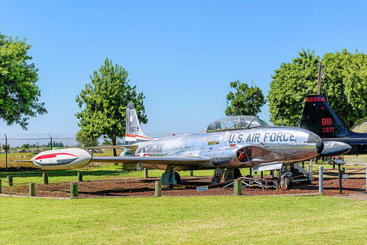 Castle Air Force Base Plane Displayed 11 - Art Print