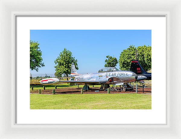 Castle Air Force Base Plane Displayed 11 - Framed Print