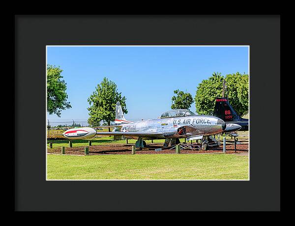 Castle Air Force Base Plane Displayed 11 - Framed Print