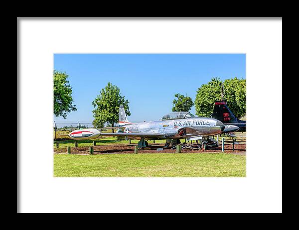 Castle Air Force Base Plane Displayed 11 - Framed Print