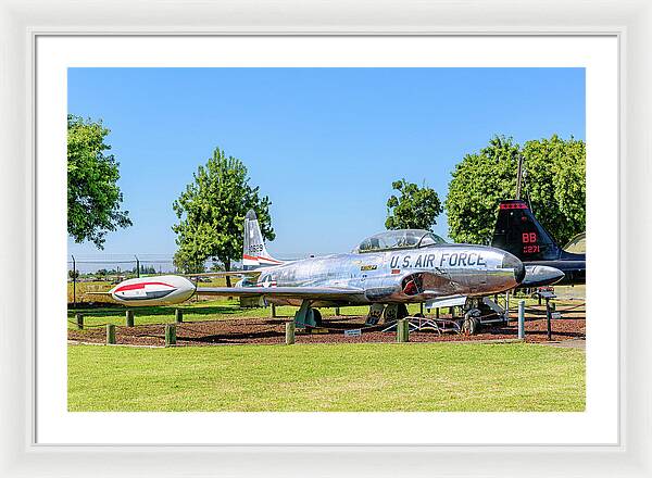 Castle Air Force Base Plane Displayed 11 - Framed Print