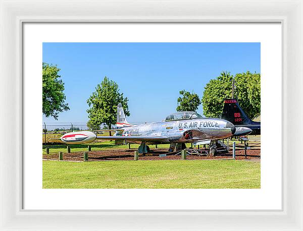 Castle Air Force Base Plane Displayed 11 - Framed Print