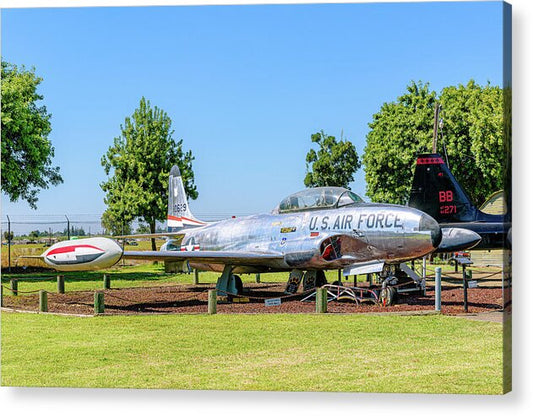 Castle Air Force Base Plane Displayed 11 - Acrylic Print