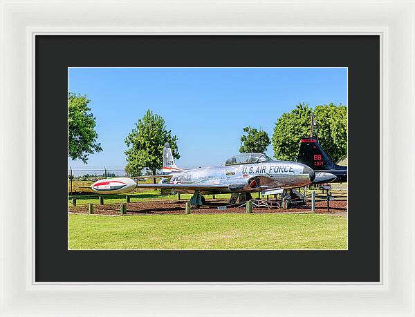 Castle Air Force Base Plane Displayed 11 - Framed Print