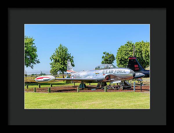 Castle Air Force Base Plane Displayed 11 - Framed Print