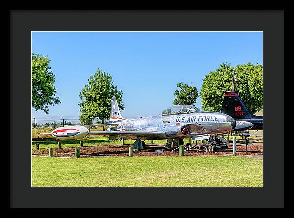 Castle Air Force Base Plane Displayed 11 - Framed Print