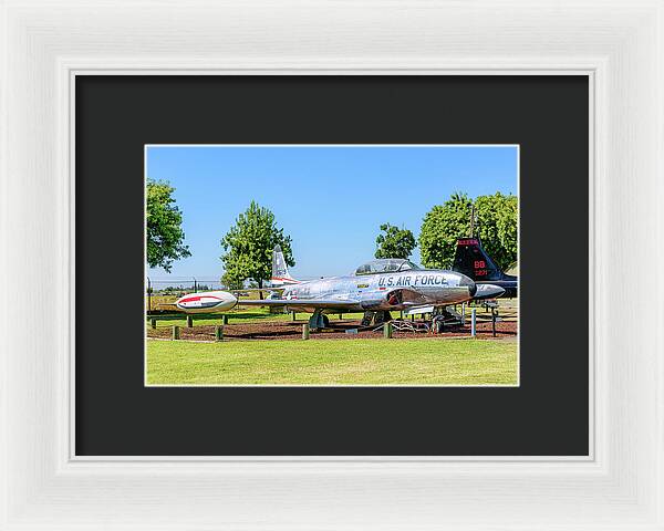 Castle Air Force Base Plane Displayed 11 - Framed Print