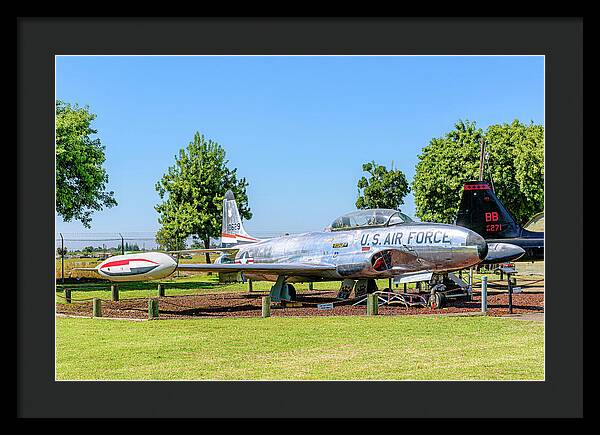 Castle Air Force Base Plane Displayed 11 - Framed Print