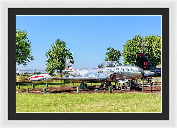 Castle Air Force Base Plane Displayed 11 - Framed Print