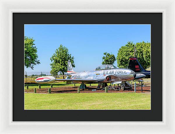 Castle Air Force Base Plane Displayed 11 - Framed Print