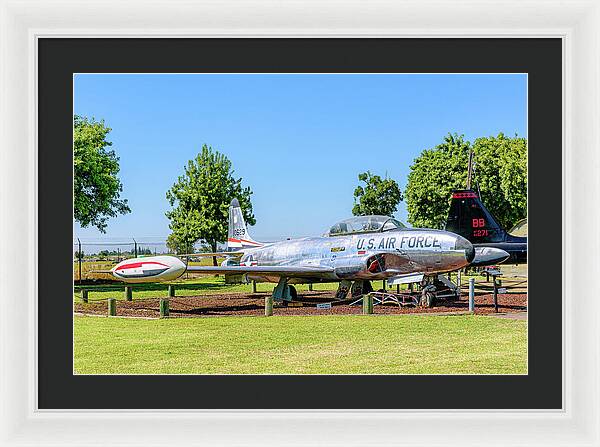 Castle Air Force Base Plane Displayed 11 - Framed Print