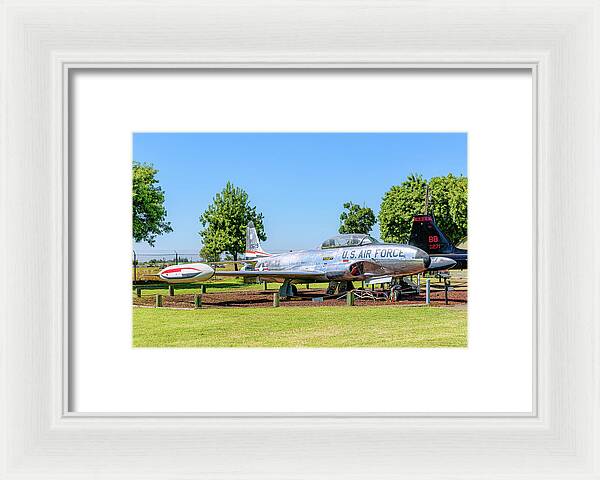 Castle Air Force Base Plane Displayed 11 - Framed Print