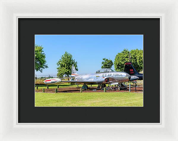 Castle Air Force Base Plane Displayed 11 - Framed Print