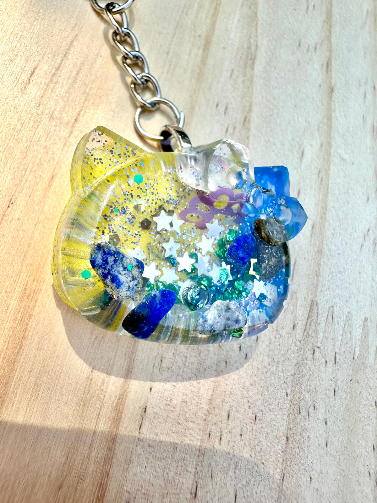 Cosmic Kitty Orgone Keychain