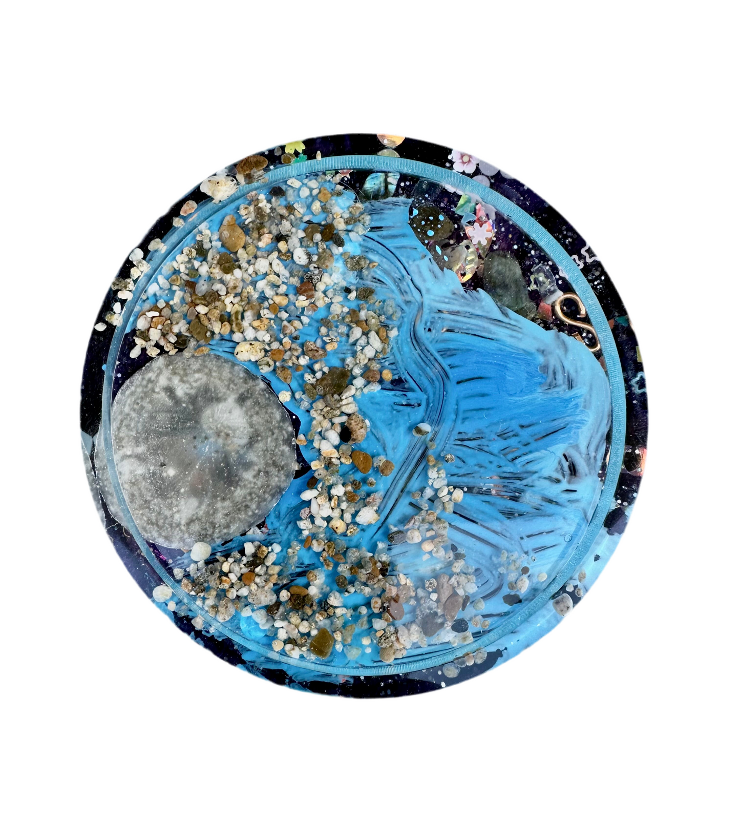 Beach and Sand Shungite Coaster
