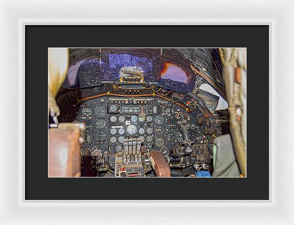 Castle Air Force Base Inside the Cockpit 2 - Framed Print