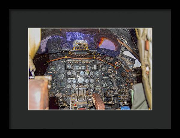 Castle Air Force Base Inside the Cockpit 2 - Framed Print
