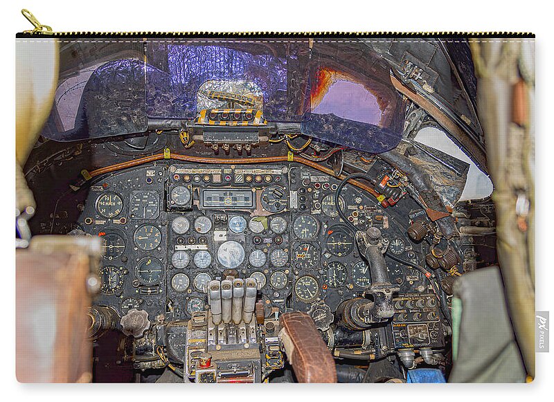 Castle Air Force Base Inside the Cockpit 2 - Zip Pouch