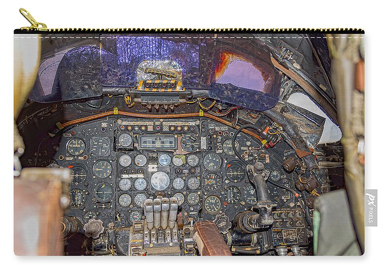 Castle Air Force Base Inside the Cockpit 2 - Zip Pouch