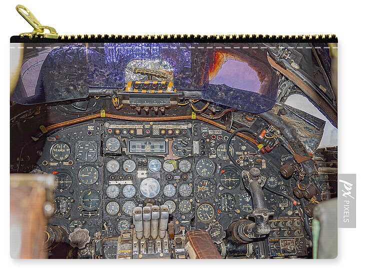 Castle Air Force Base Inside the Cockpit 2 - Zip Pouch