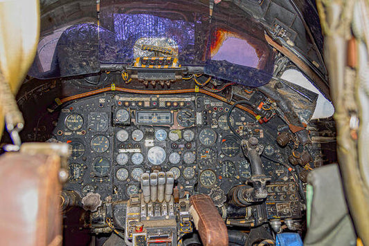 Castle Air Force Base Inside the Cockpit 2 - Art Print