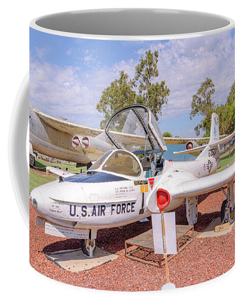 Castle Air Force Base Plane Displayed 5 - Mug