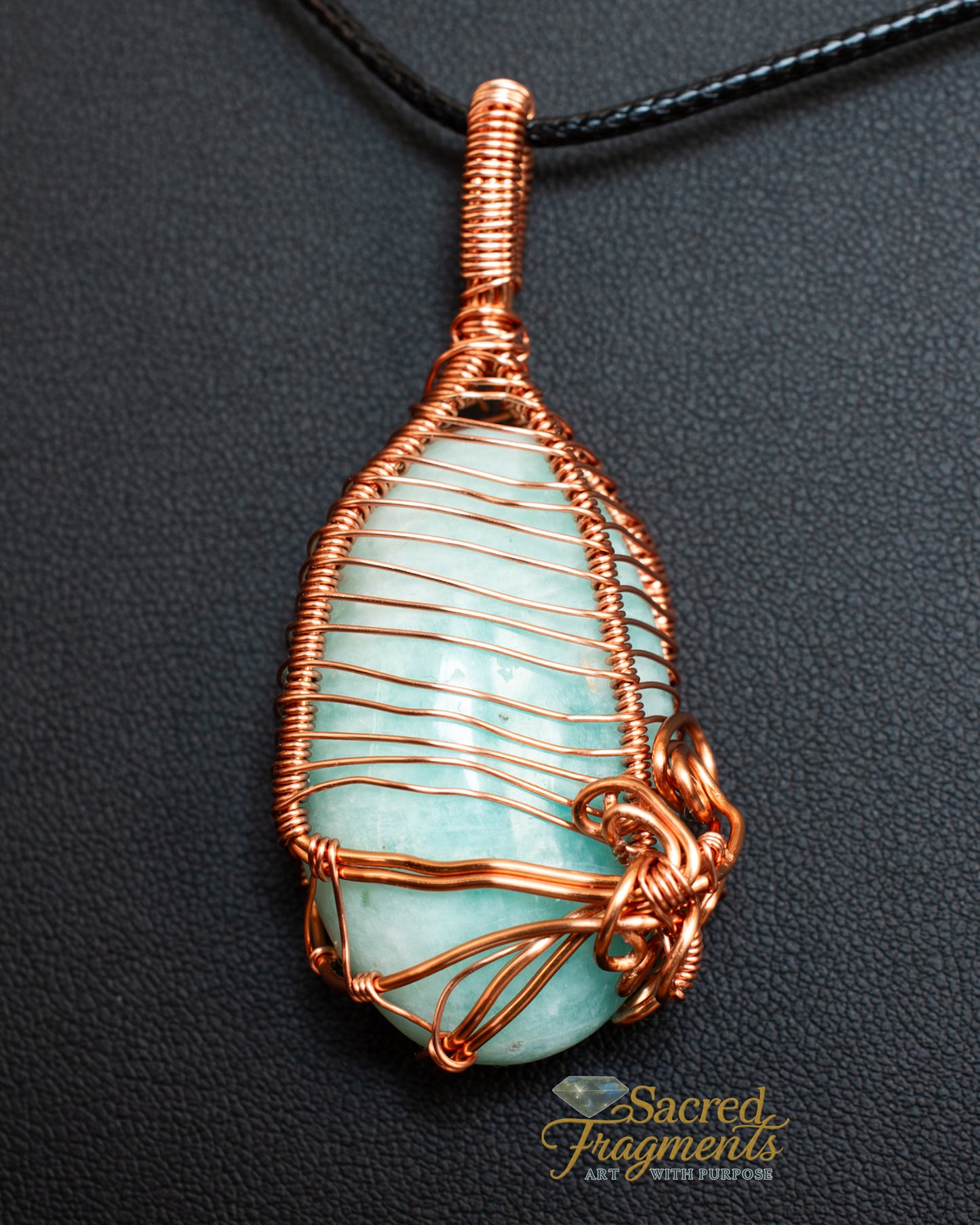 Amazonite Serenity & Fortune Pendant