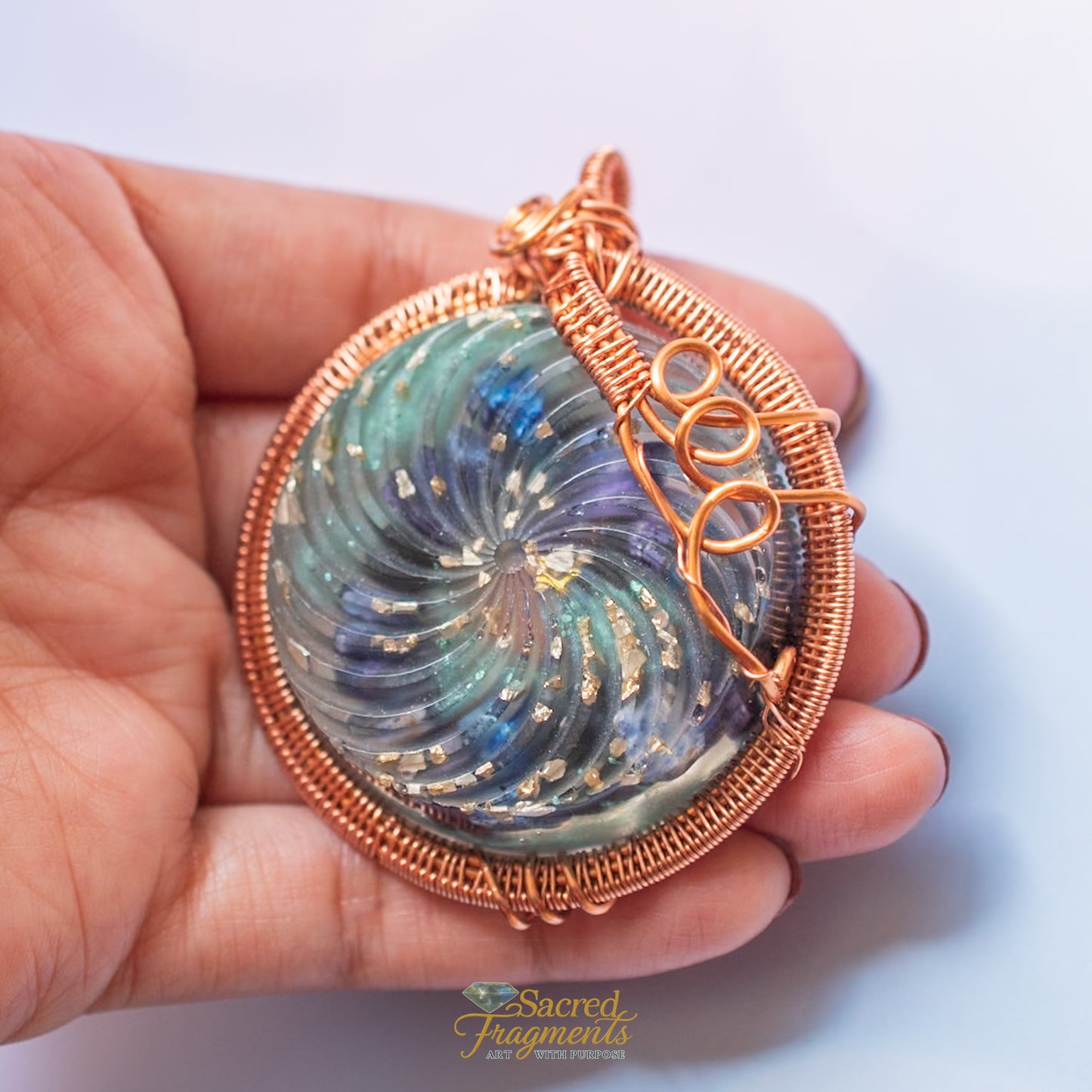 Vortex Orgonite Pendant
