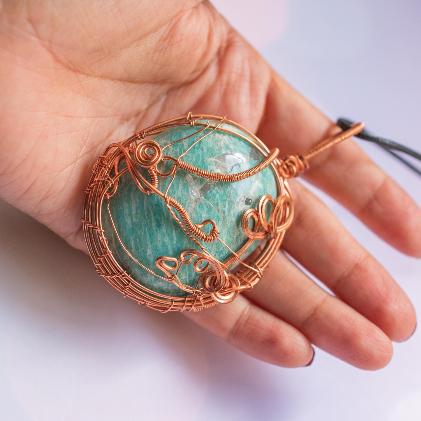 Calm Your Mood Amazonite Pendant