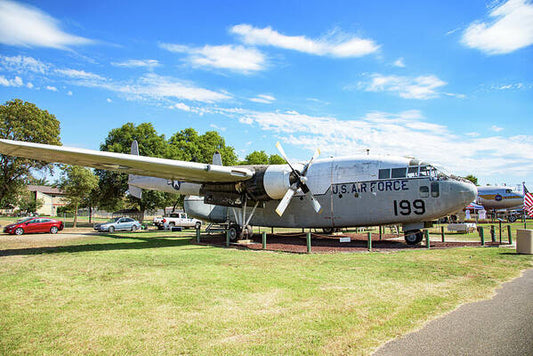 Castle Air Force Base Plane Displayed 5 - Art Print
