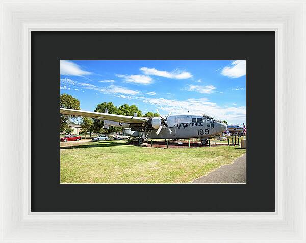 Castle Air Force Base Plane Displayed 5 - Framed Print