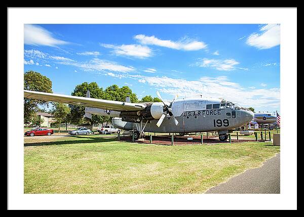 Castle Air Force Base Plane Displayed 5 - Framed Print