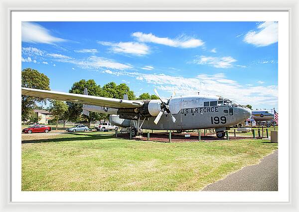 Castle Air Force Base Plane Displayed 5 - Framed Print