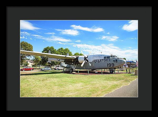 Castle Air Force Base Plane Displayed 5 - Framed Print