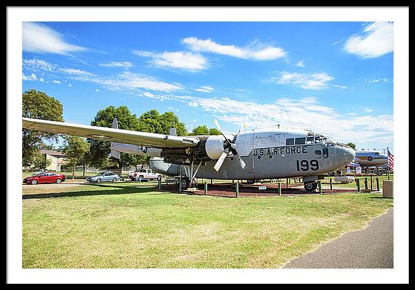 Castle Air Force Base Plane Displayed 5 - Framed Print