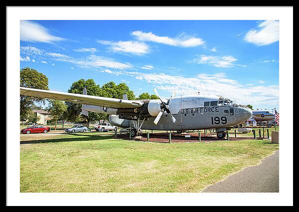 Castle Air Force Base Plane Displayed 5 - Framed Print