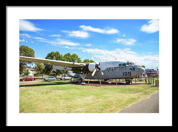 Castle Air Force Base Plane Displayed 5 - Framed Print