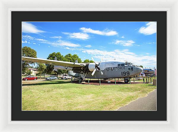 Castle Air Force Base Plane Displayed 5 - Framed Print