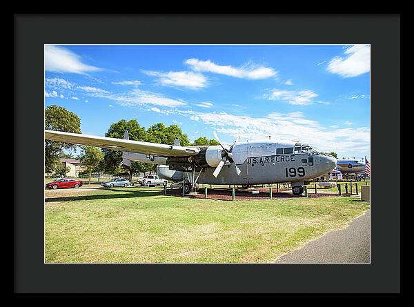 Castle Air Force Base Plane Displayed 5 - Framed Print