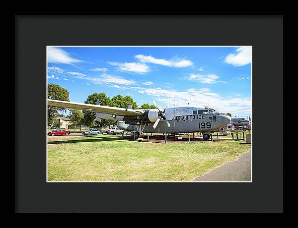 Castle Air Force Base Plane Displayed 5 - Framed Print