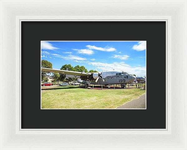 Castle Air Force Base Plane Displayed 5 - Framed Print