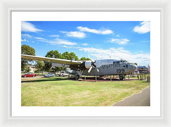 Castle Air Force Base Plane Displayed 5 - Framed Print