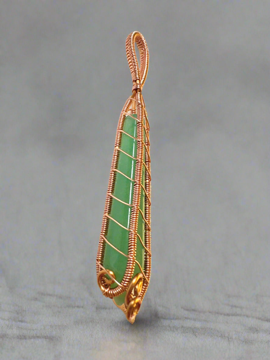 Good Luck Protection Aventurine Pendant