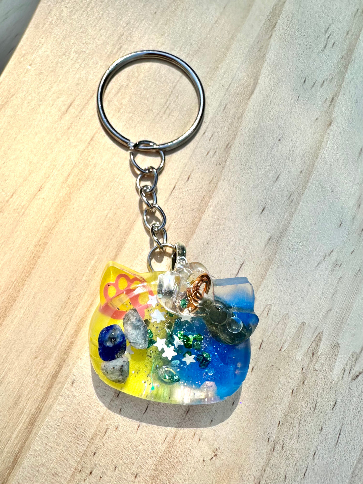 Cosmic Kitty Orgone Keychain