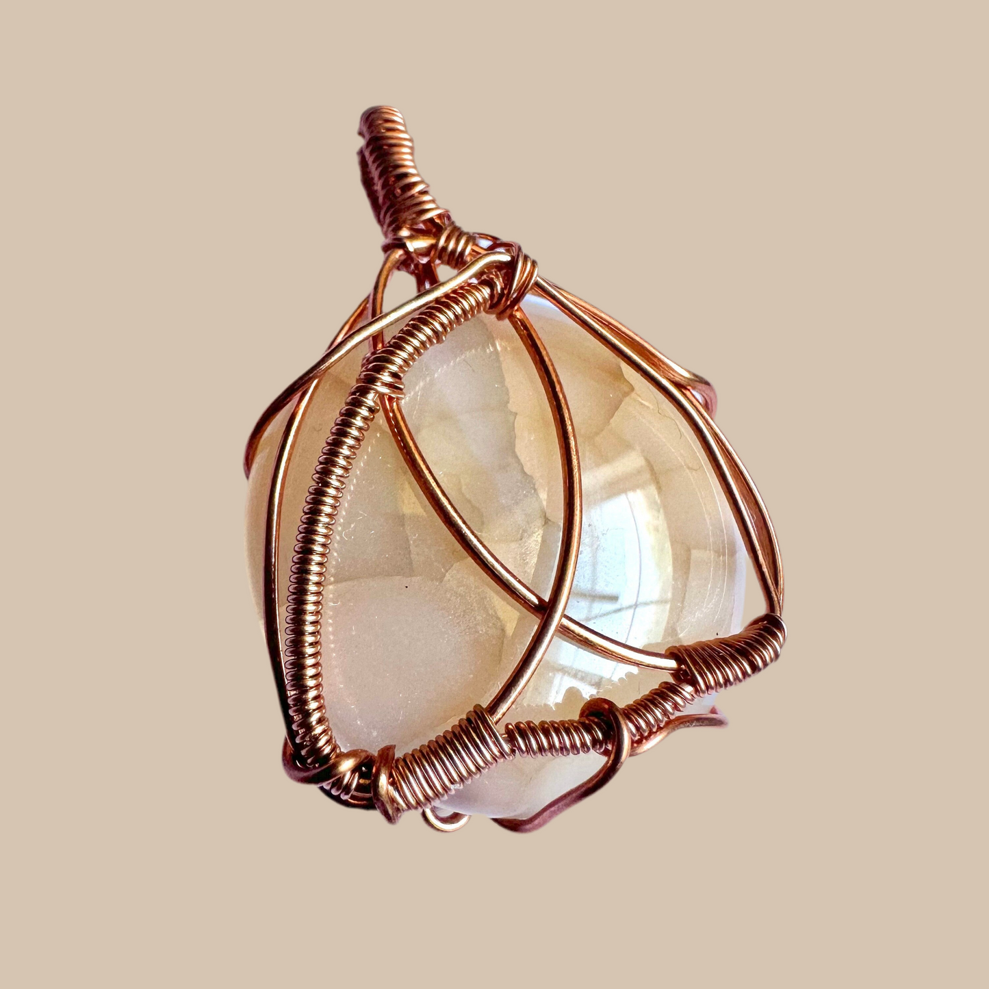Soothing and Calming Energies Agate Pendant