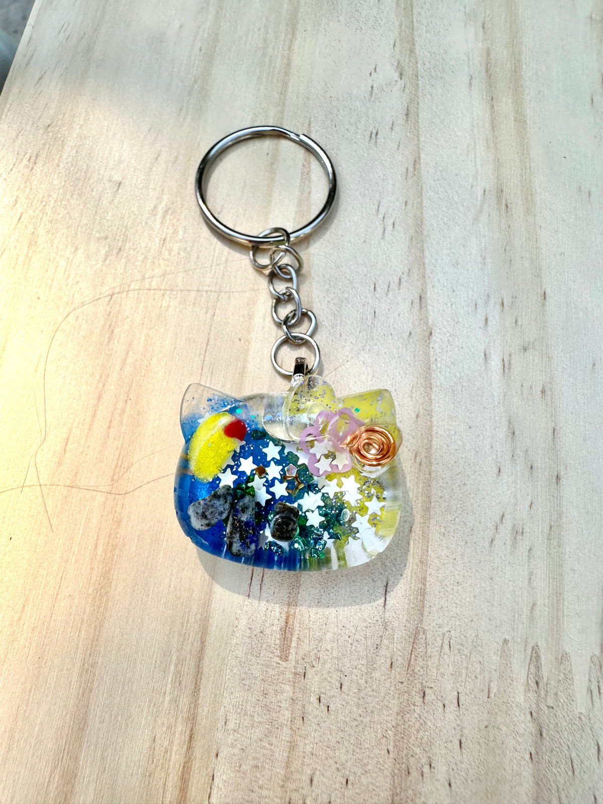 Cosmic Kitty Orgone Keychain