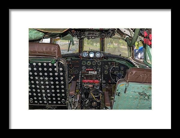 Aviation Cockpit Control Center 6 - Framed Print